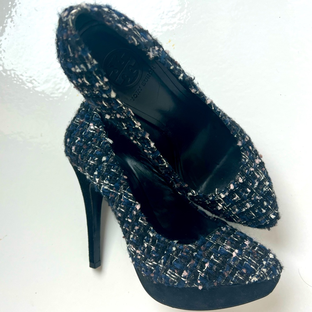 Tory Burch Tweed Peggy 125 mm PUMP